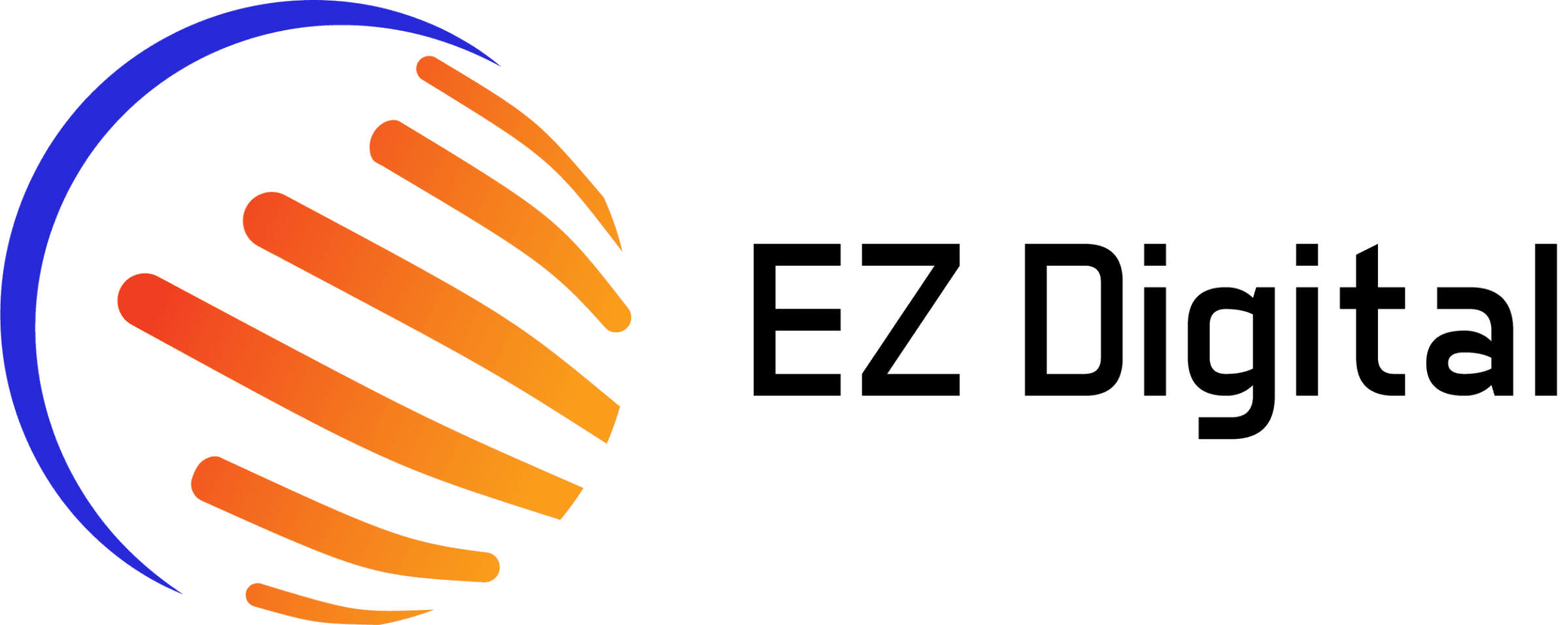 EZ Digital Marketing Agency Blue Logo
